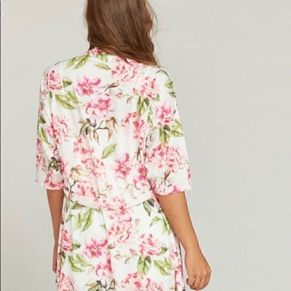 Show me Your Mumu Brie Robe Floral OS - Picture 4 of 7